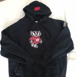 Vintage Champion Wisconsin Badger Hoodie